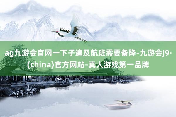 ag九游会官网一下子遍及航班需要备降-九游会J9·(china)官方网站-真人游戏第一品牌